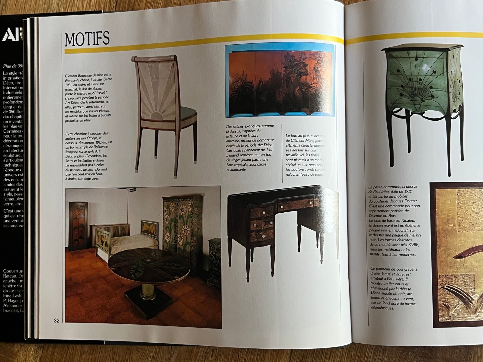 Art Deco - Patricia Bayer - 1989 | Couverture complète de tous les domaines de l'Art Déco : architecture, mobilier, arts décoratifs | Aufildeslivres.fr