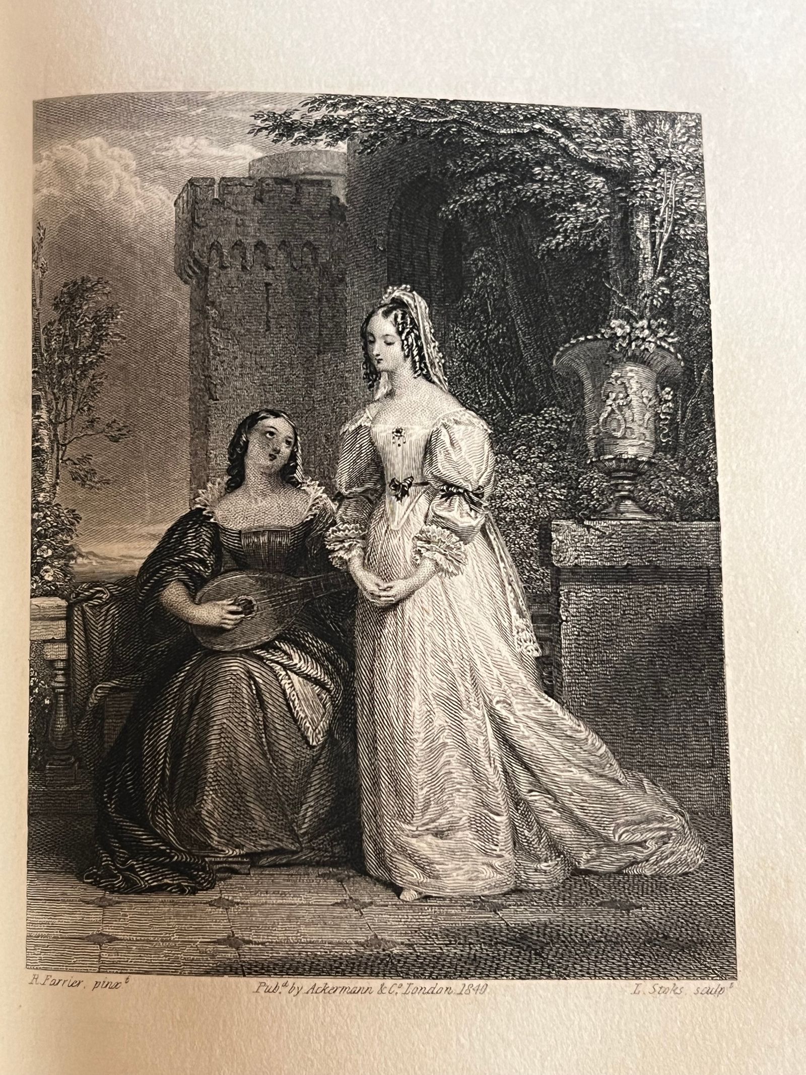 L'Amaranthe, Keepsake Français - Collectif - 1835 | Reflète l'engouement romantique pour les albums-souvenirs illustrés destinés aux élites culturelles | Aufildeslivres.fr