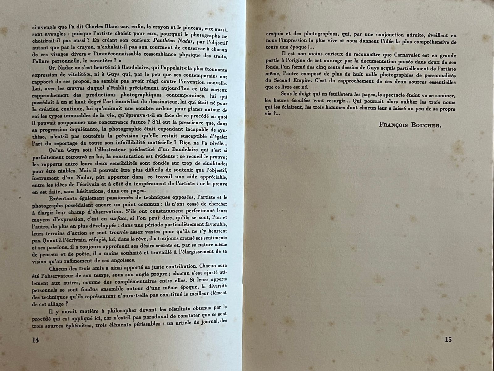 Au temps de Baudelaire, Guys et Nadar - Anne d'Eugny & René Coursaget - 1945 | Ouvrage de référence pour les collectionneurs de littérature française du XIXe siècle | Aufildeslivres.fr