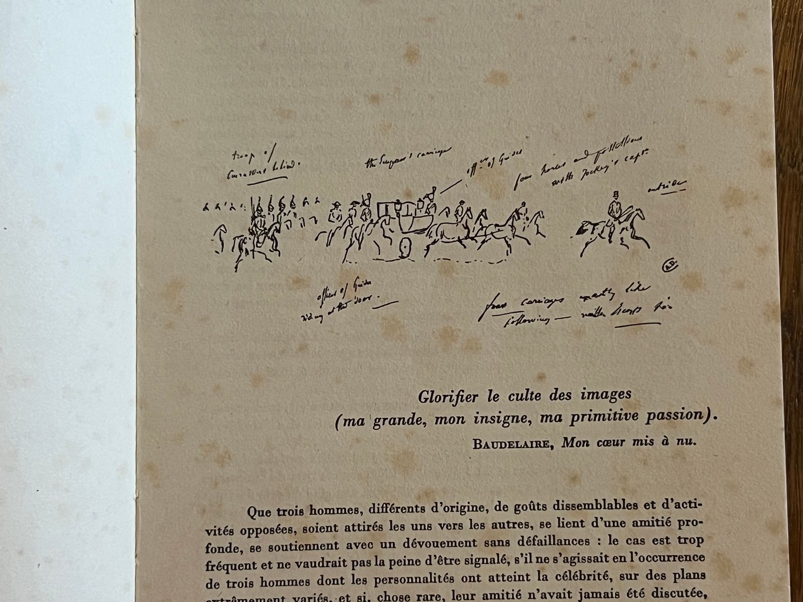 Au temps de Baudelaire, Guys et Nadar - Anne d'Eugny & René Coursaget - 1945 | Édition originale de 1945 publiée par les prestigieuses Éditions du Chêne | Aufildeslivres.fr