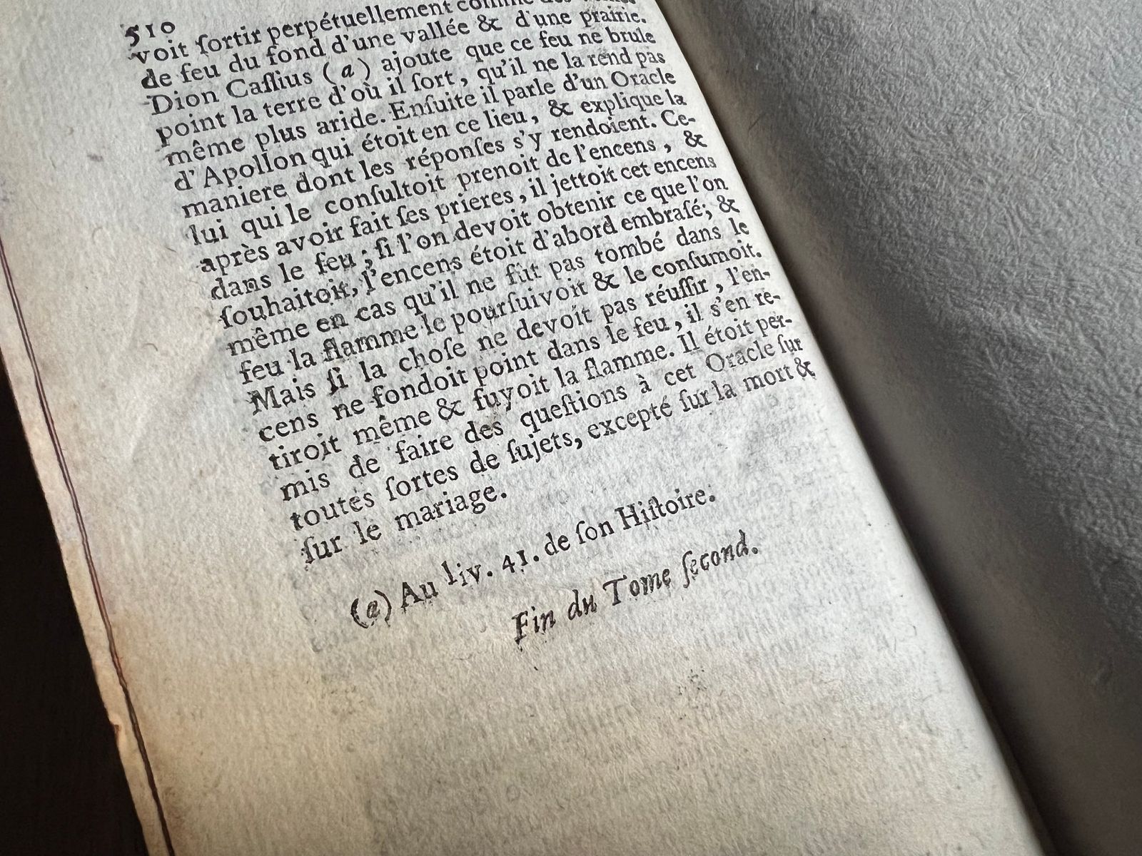 Dictionnaire de Mythologie pour l'intelligences des Poetes - Anonymous - 1745 | Source documentaire irremplaçable pour les chercheurs en histoire littéraire et en réception de l'héritage gréco-romain | Aufildeslivres.fr