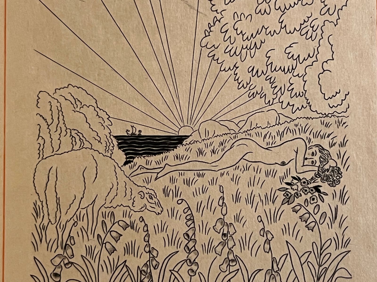 Les Amours pastorales de Daphnis et Chloé - Longus - 1930 | Provenance artistique irréprochable : cet exemplaire n'a jamais été destiné à la vente commerciale et constitue un témoignage unique de la création bibliophilique | Aufildeslivres.fr