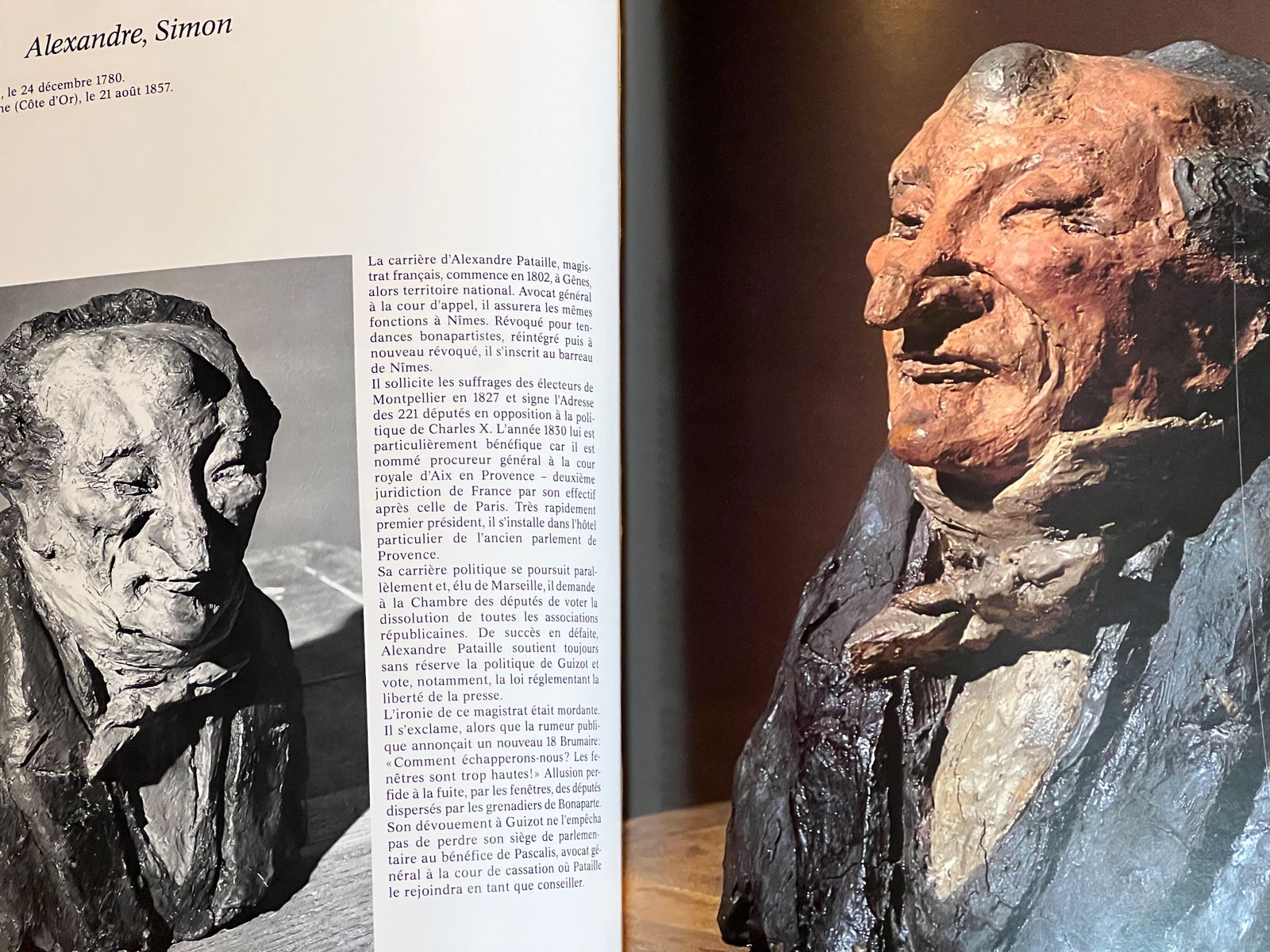 Daumier, les bustes des parlementaires - Pierre Cabanne, Michèle Gregori, Michel Leduc - 1980 | Édition originale de 1980 en excellent état, rare sur le marché | Aufildeslivres.fr