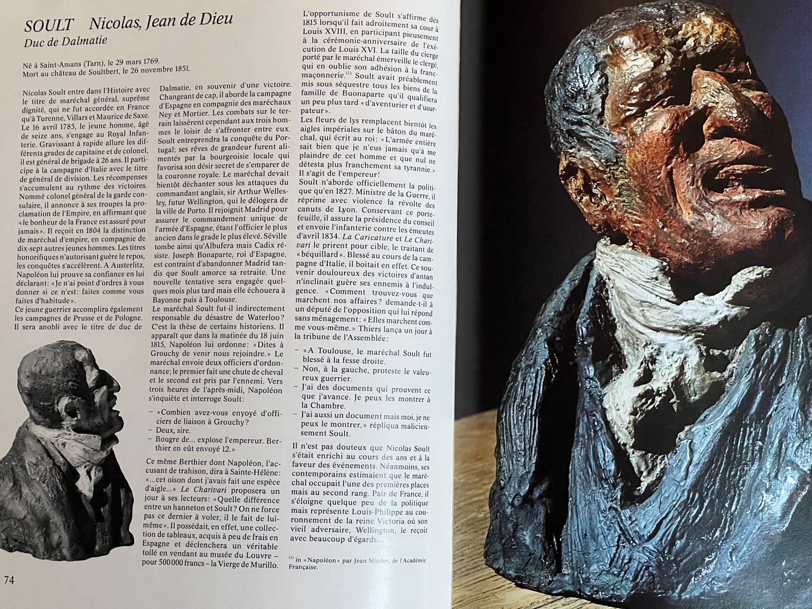 Daumier, les bustes des parlementaires - Pierre Cabanne, Michèle Gregori, Michel Leduc - 1980 | Document de référence sur l'œuvre sculpté méconnu de Daumier | Aufildeslivres.fr