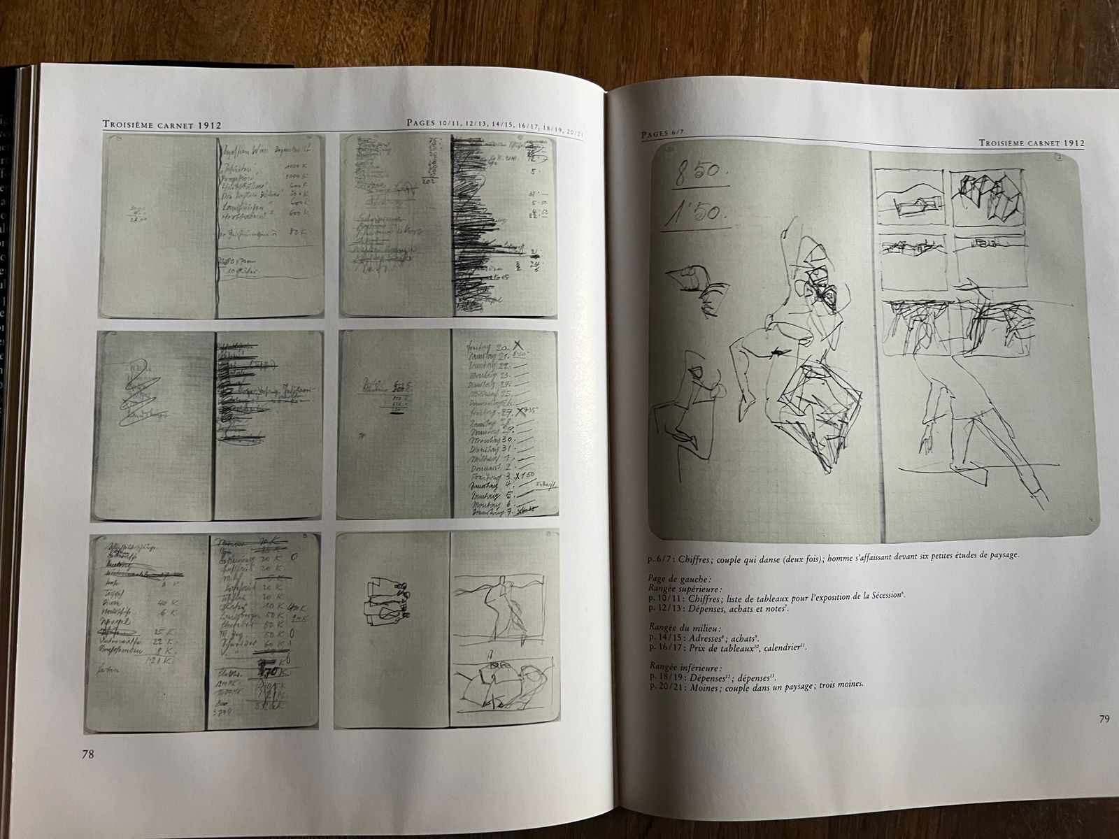 Egon Schiele, Du croquis au tableau, les carnets - Christian M. Nebehay - 1990 | Édition française de qualité publiée par Adam Biro, éditeur prestigieux spécialisé dans les beaux-arts | Aufildeslivres.fr