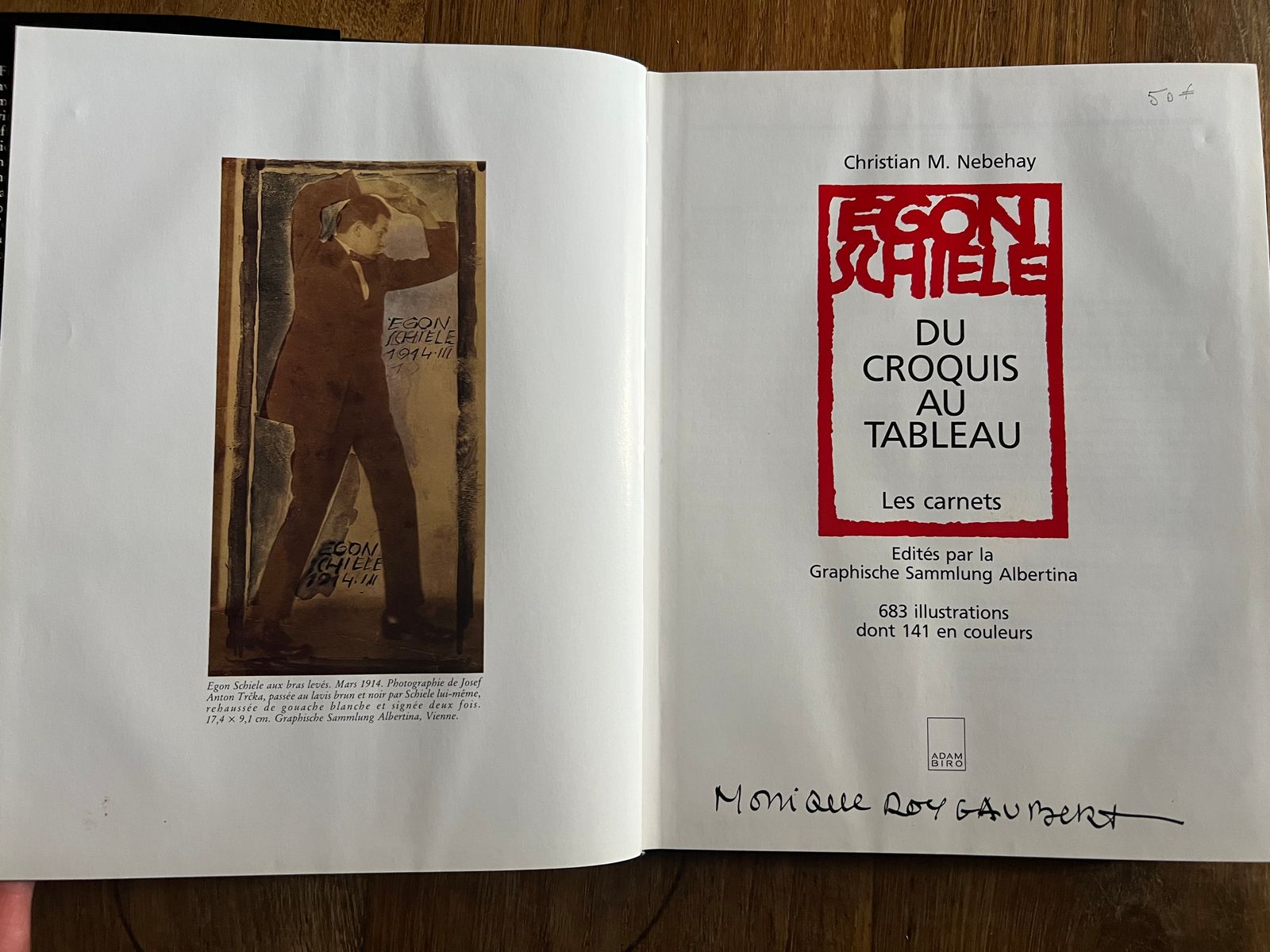 Egon Schiele, Du croquis au tableau, les carnets - Christian M. Nebehay - 1990 | Édition soigneusement établie par Christian M. Nebehay, expert reconnu et marchand d'art viennois spécialiste de Schiele | Aufildeslivres.fr