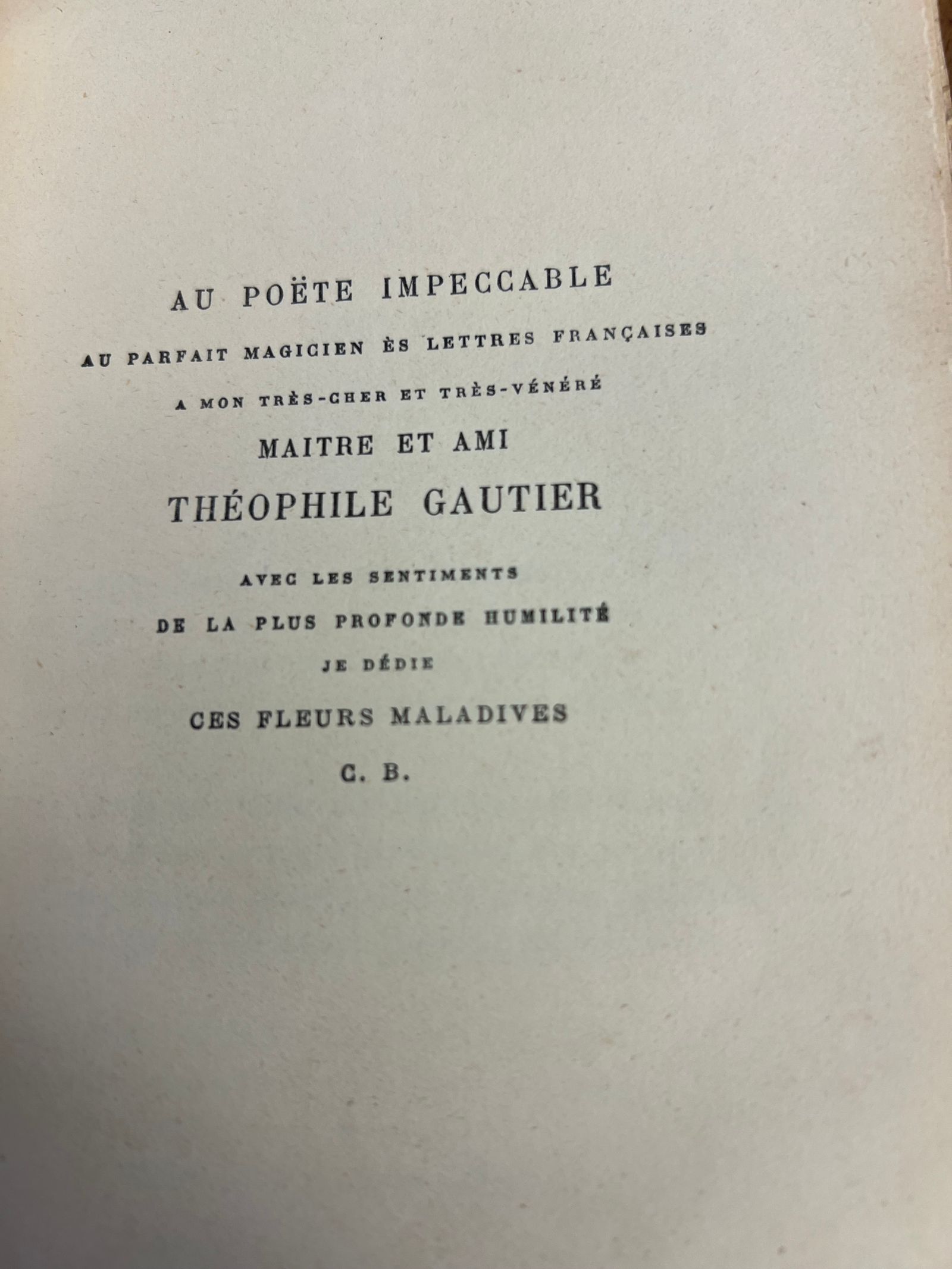 Les Fleurs du Mal - Charles Baudelaire - 1908 | Exemplaire ayant appartenu à Sylvain Sauvage (1888–1948), l'un des illustrateurs et bibliophiles les plus raffinés de la première moitié du XXe siècle, dont l'ex-libris confère à ce volume une provenance d'exception et une valeur de collection considérable | Aufildeslivres.fr