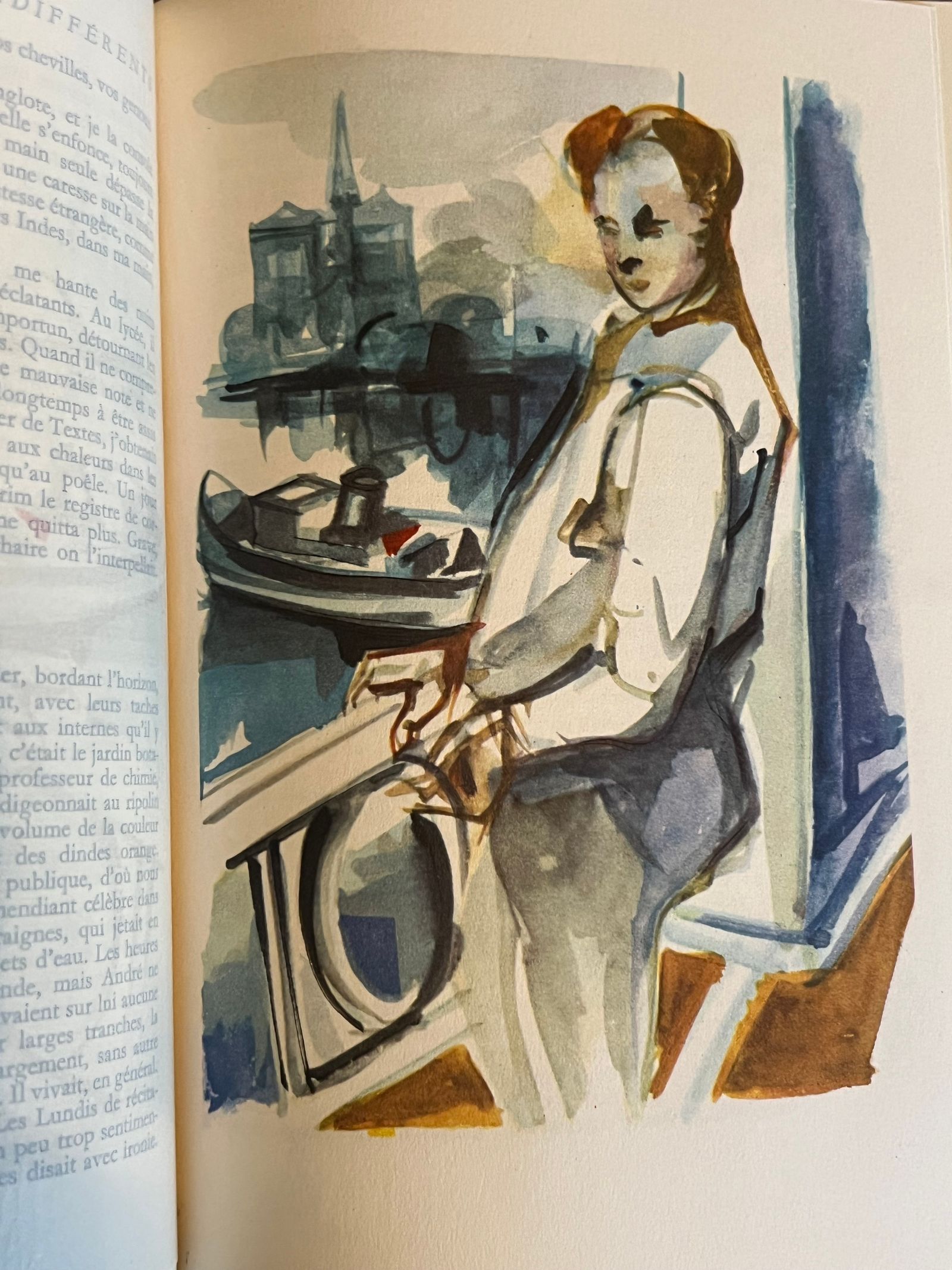 Oeuvre Romanesque - Jean Giraudoux - 1955 | Impression soignée sur les presses de Darantiere à Dijon, imprimeur réputé pour la qualité de ses éditions de luxe | Aufildeslivres.fr