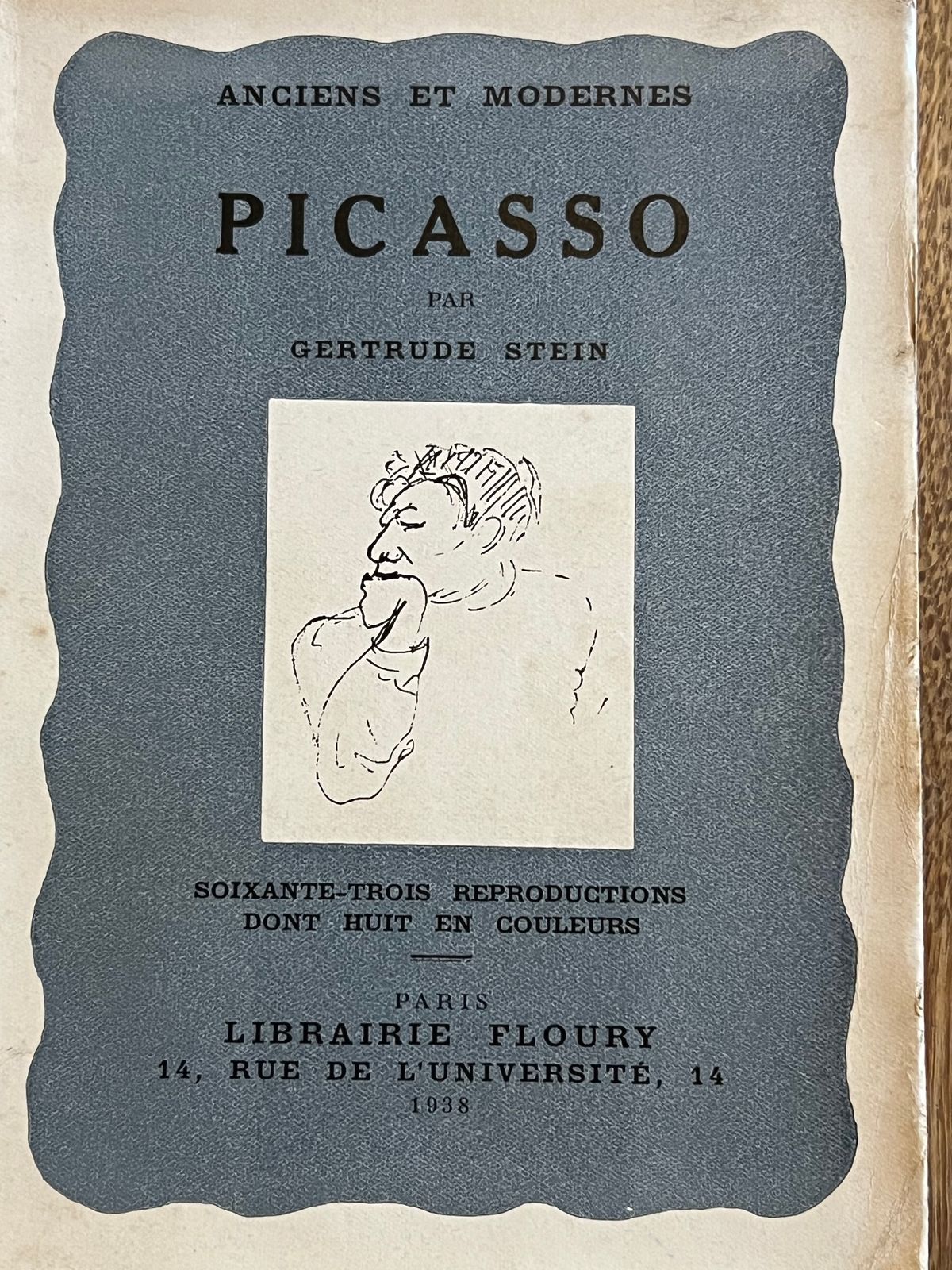 Picasso - Gertrude Stein - 1938 | Pièce rare du marché du livre d'art moderne, particulièrement prisée des collectionneurs de publications sur Picasso et le cercle de la rue de Fleurus | Aufildeslivres.fr