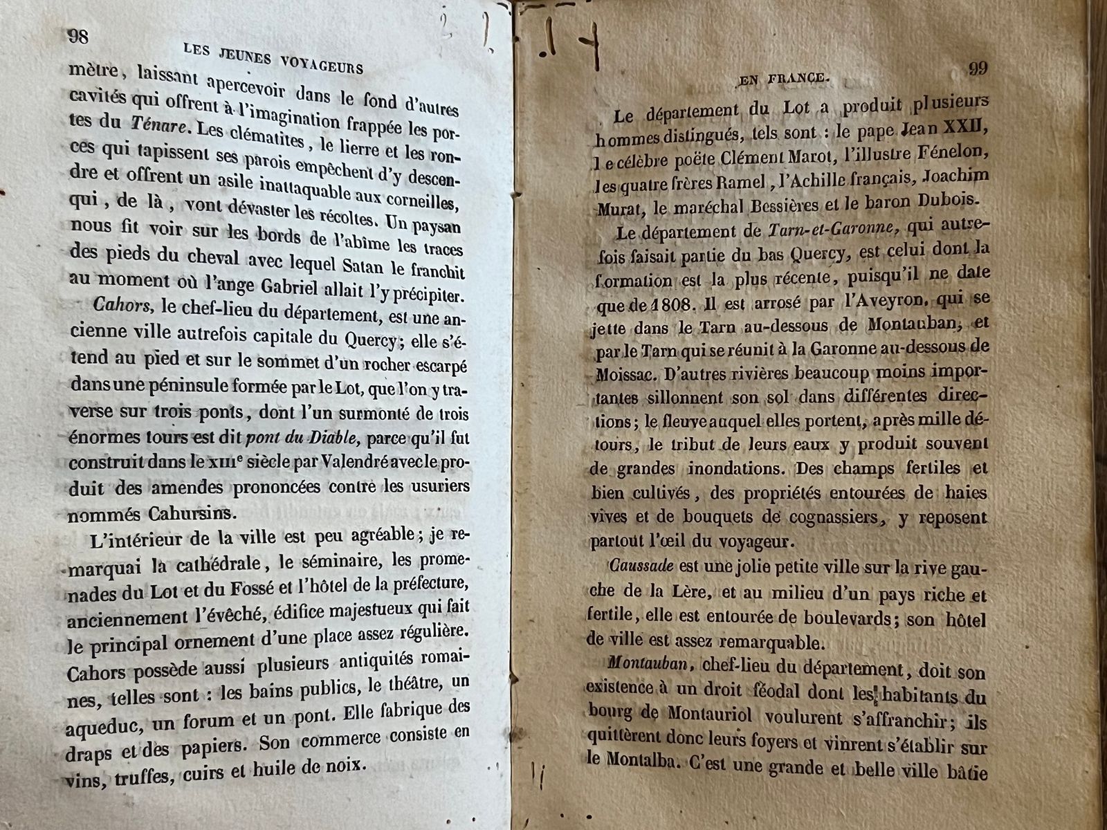 Les Jeunes Voyageurs en France - Victor-Adolphe Malte-Brun - 1841 | Un ouvrage majeur de géographie française du XIXe siècle par le fils du célèbre géographe Malte-Brun | Aufildeslivres.fr