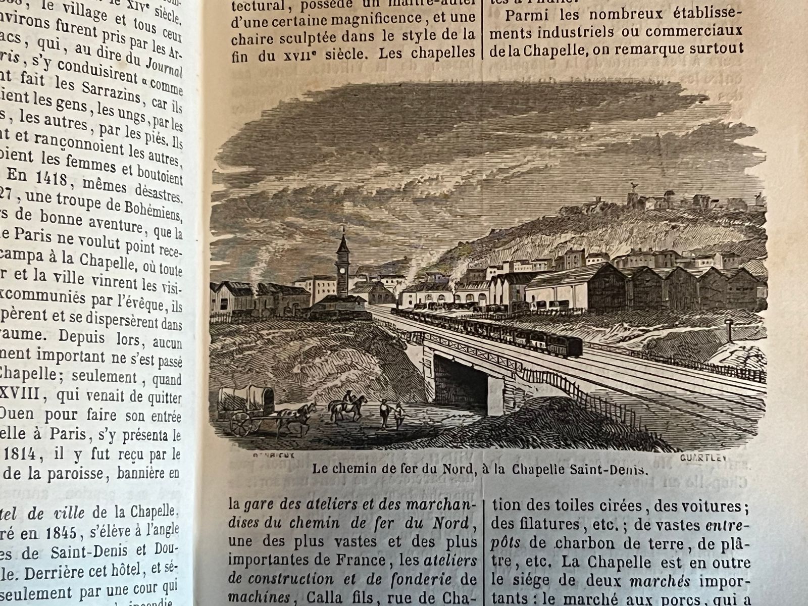 Les environs de Paris illustrés - Adolphe Joanne - 1856 | Illustrations réalisées par des artistes reconnus comme Thérond et Lancelot, capturant l'essence romantique de l'Île-de-France | Aufildeslivres.fr