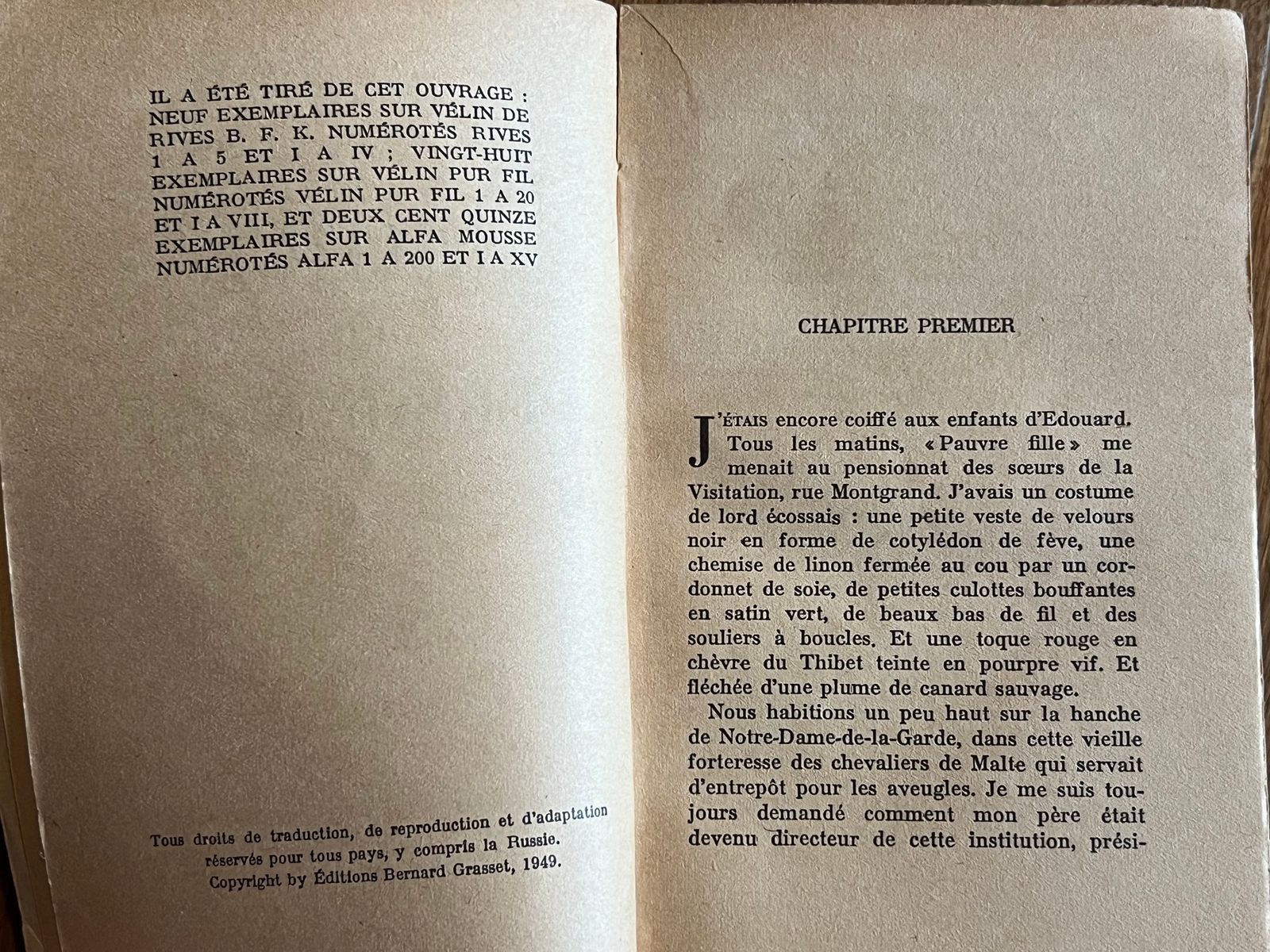 Mort d'un Personnage - Jean Giono - 1949 | Exemplaire dédicacé et signé par Jean Giono en mai 1949, quelques semaines après la parution | Aufildeslivres.fr