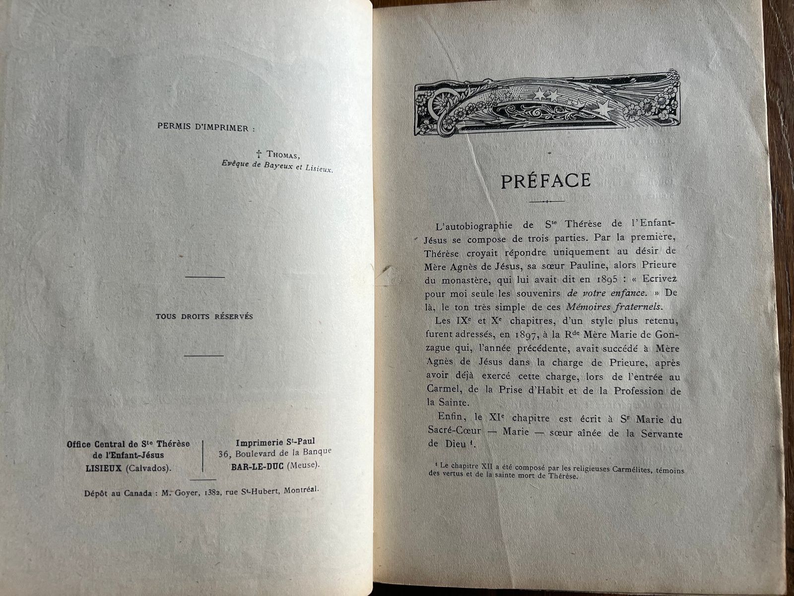 Sainte Thérèse de l'Enfant-Jésus - - 1926 | Ouvrage représentatif de l'édition catholique française de l'entre-deux-guerres, période clé dans la diffusion du culte thérésien | Aufildeslivres.fr