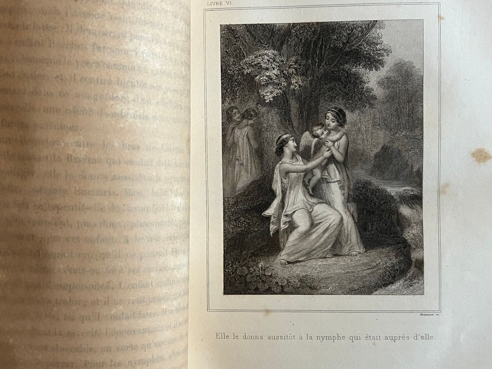 Aventures de Télémaque - François Fénelon - 1844 | Pièce recherchée par les collectionneurs de littérature classique française et d'ouvrages pédagogiques du XIXe siècle | Aufildeslivres.fr