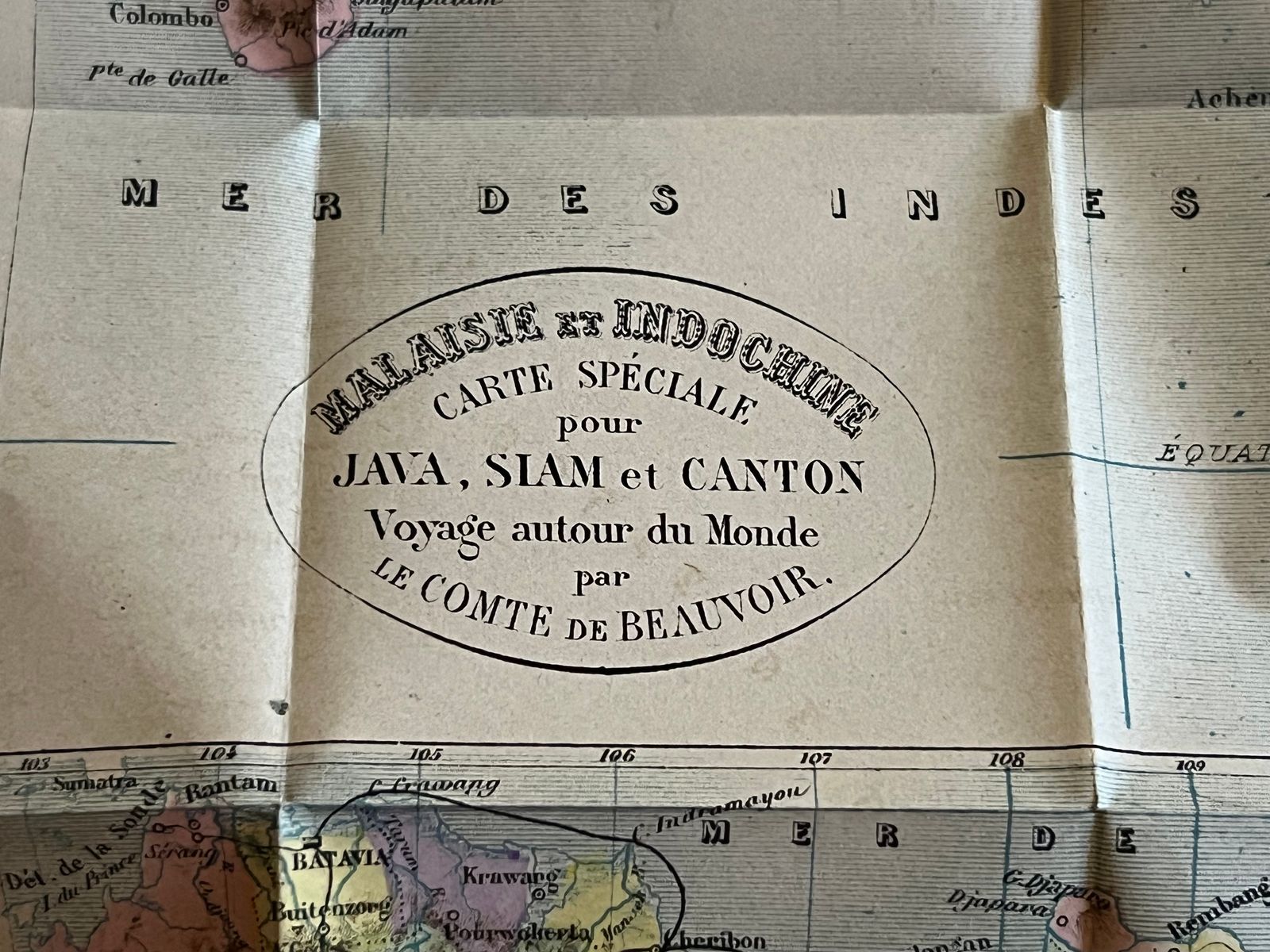 Voyage autour du monde - Australie - Pékin, Yeddo - Java, Siam, Canton - Ludovic de Beauvoir - 1878 | Troisième volume d'une série monumentale en 12 tomes retraçant un périple complet autour du globe | Aufildeslivres.fr