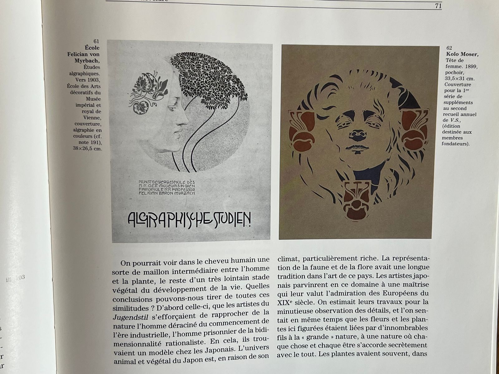 L'Art Graphique à Vienne autour de 1900 - Michael Pabst - 1985 | Provenance exceptionnelle: exemplaire de Monique Roy Gaubert, fille de l'illustrateur Sylvain Sauvage | Aufildeslivres.fr