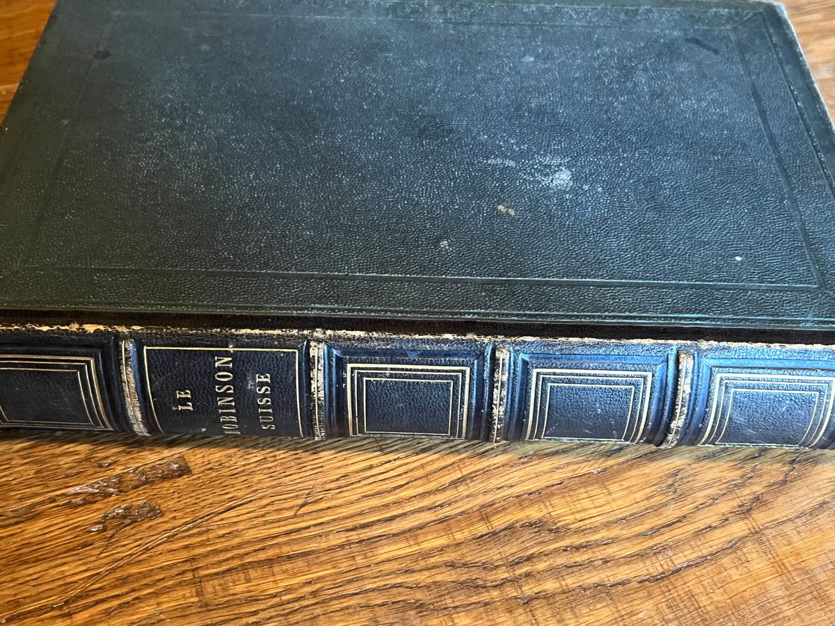Le Robinson Suisse - Johann David Wyss - 1890 |  Traduction française par Élise Volart, considérée comme l'une des meilleures adaptations du classique de Wyss  | Aufildeslivres.fr